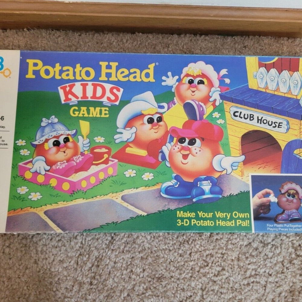Vintage Potato Head Kids Game 1986 Milton Bradley Complete in Box